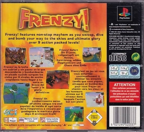 Frenzy - PS1 (B Grade) (Genbrug)